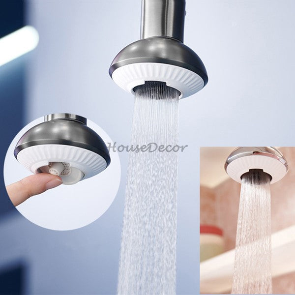 Modern kitchen sink mixer tap pull out spray additional view