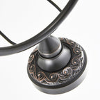 Black toilet paper holder detailed product view detail view