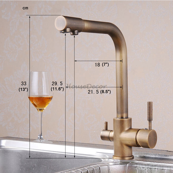 Modern kitchen sink mixer tap swivel spout detail view