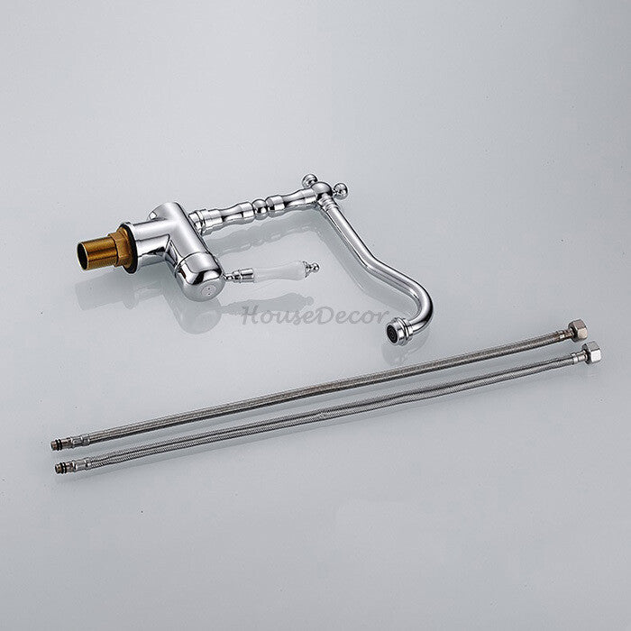 Modern Ceramic kitchen sink mixer tap swivel spout additional view