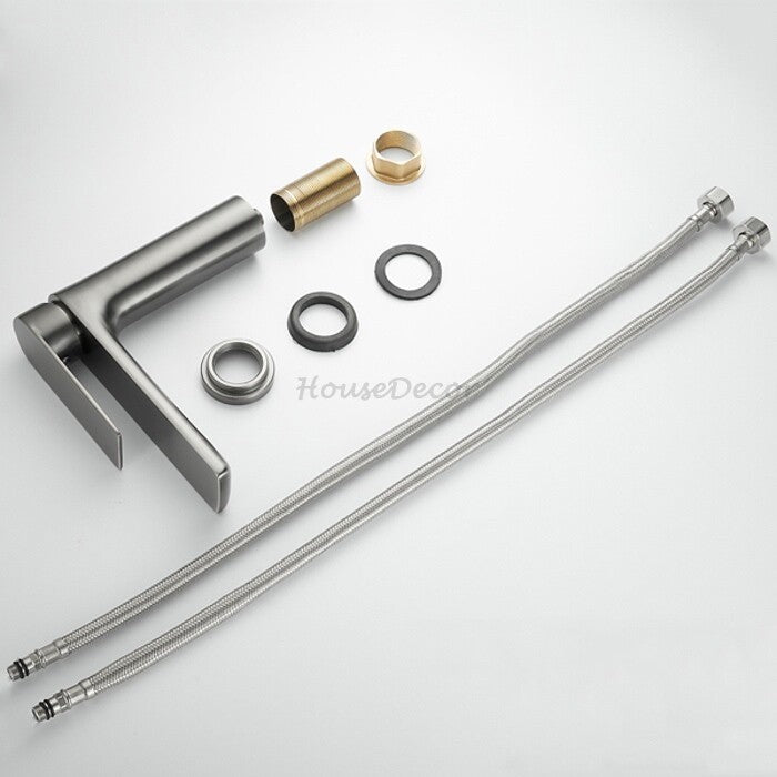 Modern bath shower mixer tap single lever control additional view