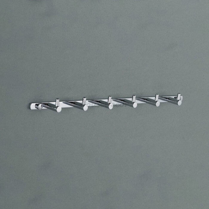 Chrome Brass robe hook detailed product view additional view