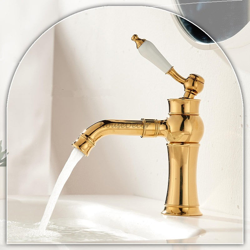 Gold Brass bath shower mixer tap detailed product view additional view