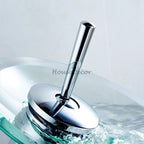 Modern Brass bath shower mixer tap waterfall spout additional view