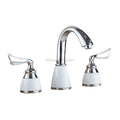 Chrome Ceramic bathroom basin mixer tap deck mounted design main view
