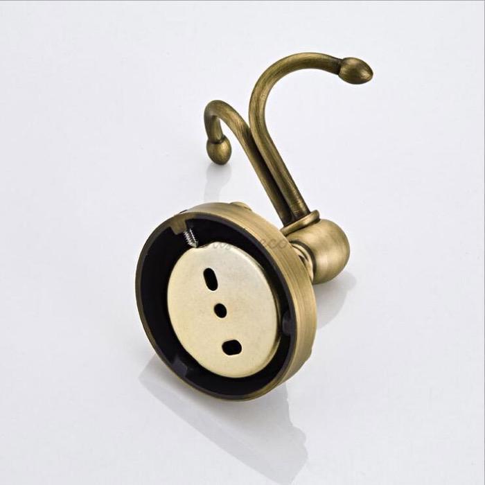 Modern robe hook wall mounted design detail view