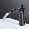 Modern bath shower mixer tap waterfall spout additional view