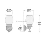 Antique Brass towel rack detailed product view additional view