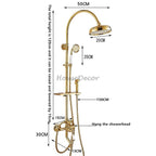 Modern Brass bath shower mixer tap handheld shower set additional view
