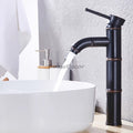 Modern Brass bath shower mixer tap single lever control detail view
