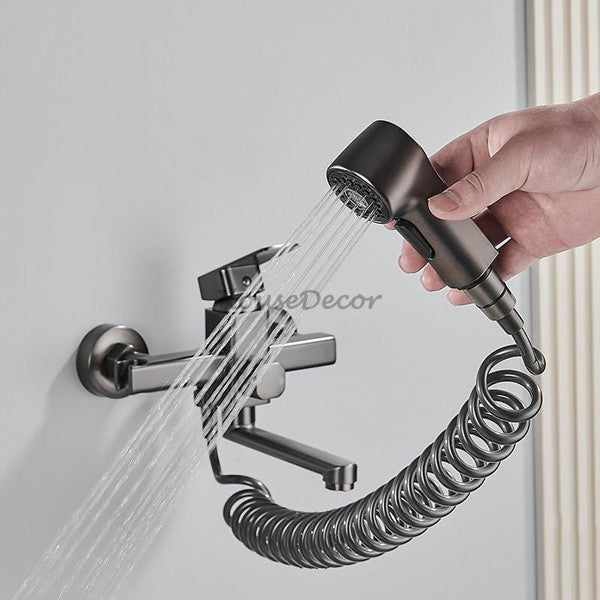 Modern bath shower mixer tap wall mounted design additional view