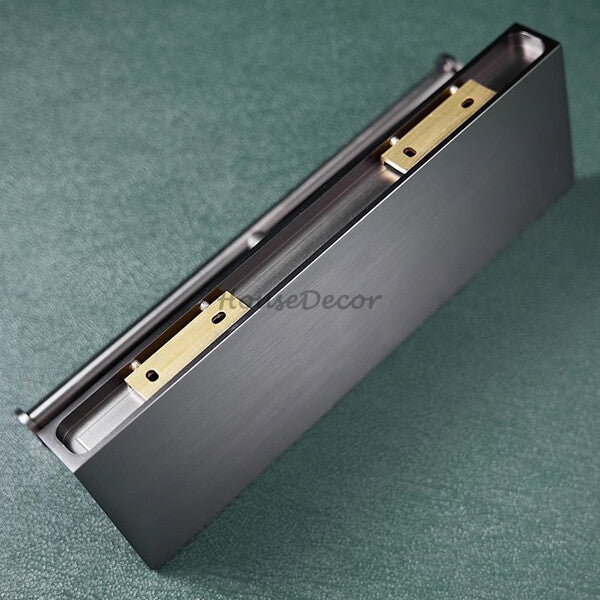 Modern Brass toilet paper holder detailed product view additional view