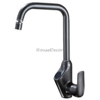 Modern kitchen sink mixer tap swivel spout main view