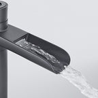 Modern bath shower mixer tap waterfall spout additional view