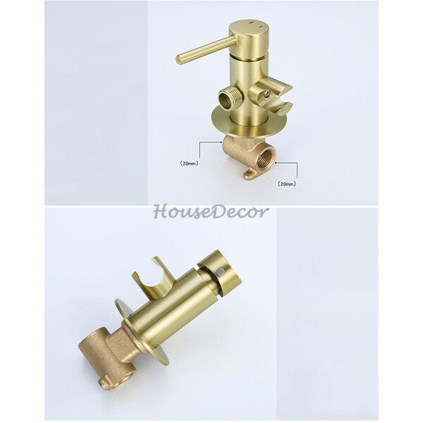 Modern bath shower mixer tap handheld shower set additional view