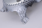 Chrome bath shower mixer tap floor mounted design detail view