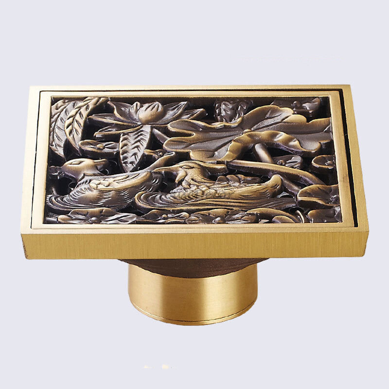 Bronze shower drain detailed product view additional view