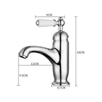 Modern Ceramic bathroom basin mixer tap detailed product view additional view