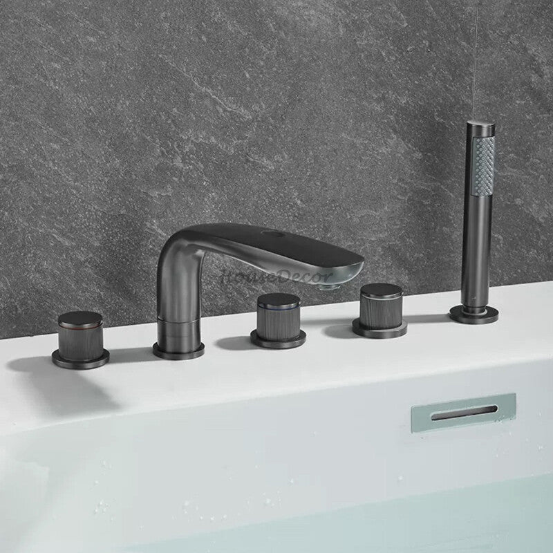 Modern bath shower mixer tap pull out spray additional view