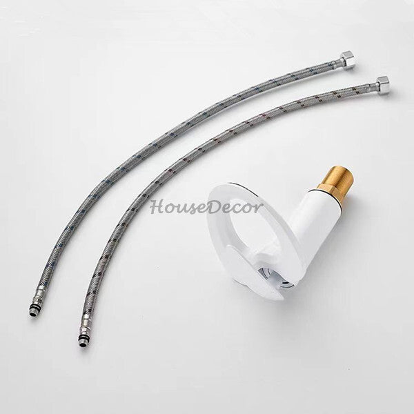 Modern bath shower mixer tap waterfall spout additional view