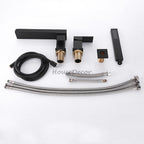 Modern bath shower mixer tap waterfall spout additional view