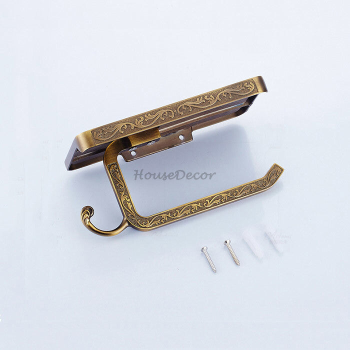 Modern toilet paper holder wall mounted design detail view