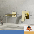 Modern bath shower mixer tap waterfall spout additional view
