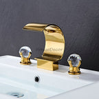 Modern bath shower mixer tap waterfall spout additional view