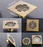 Antique Brass basin waste detailed product view detail view