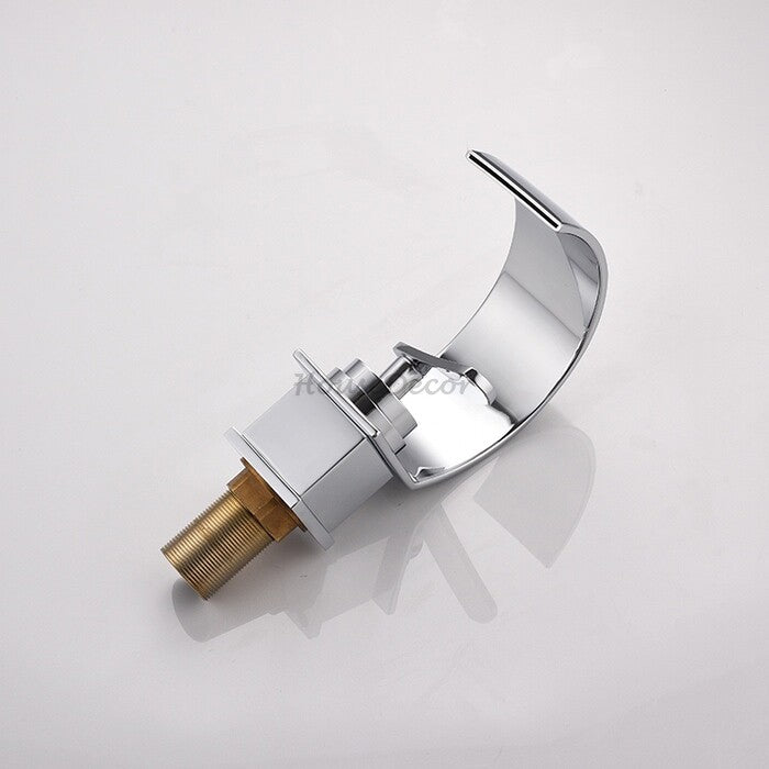 Modern bath shower mixer tap waterfall spout additional view