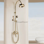 Modern bath shower mixer tap handheld shower set additional view