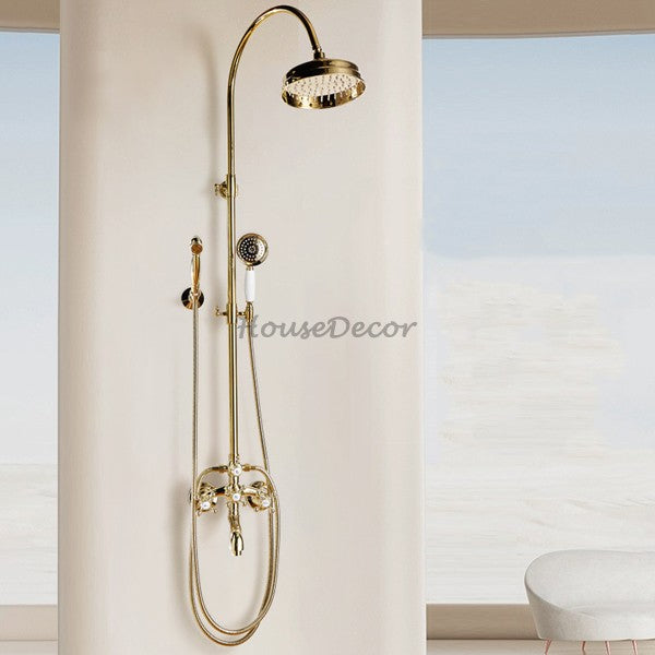 Modern bath shower mixer tap handheld shower set additional view