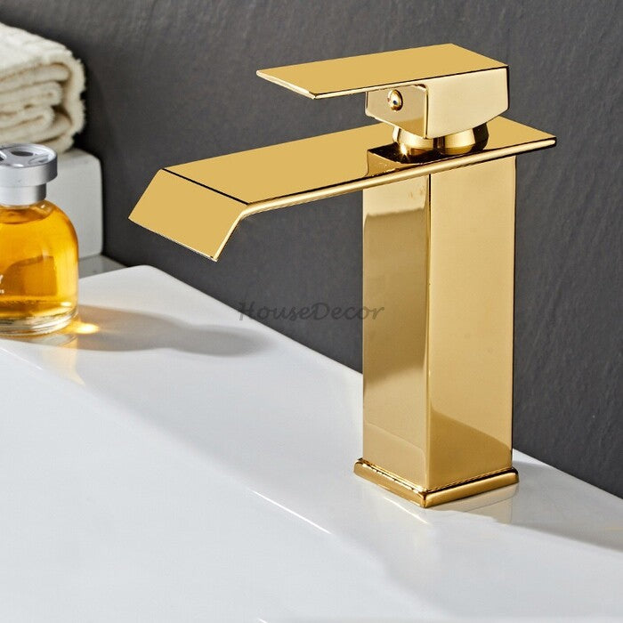 Modern bath shower mixer tap waterfall spout additional view