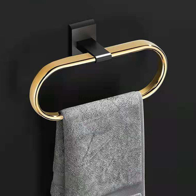 Modern Brass towel ring detailed product view detail view