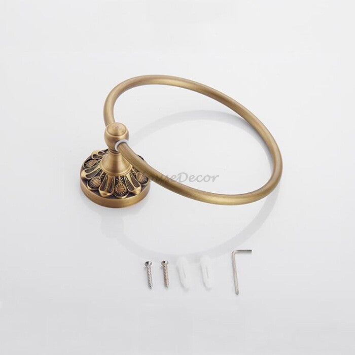 Modern towel ring wall mounted design additional view