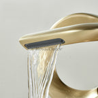 Modern bath shower mixer tap waterfall spout additional view
