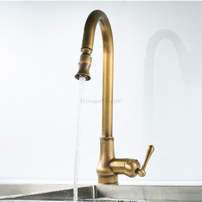 Modern kitchen sink mixer tap pull out spray additional view