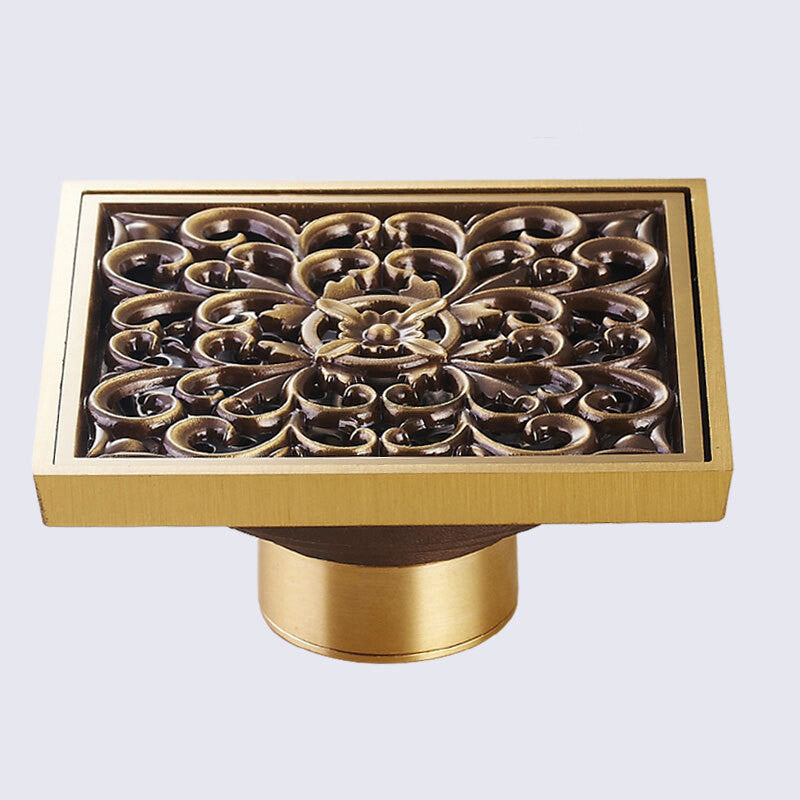 Bronze shower drain detailed product view additional view