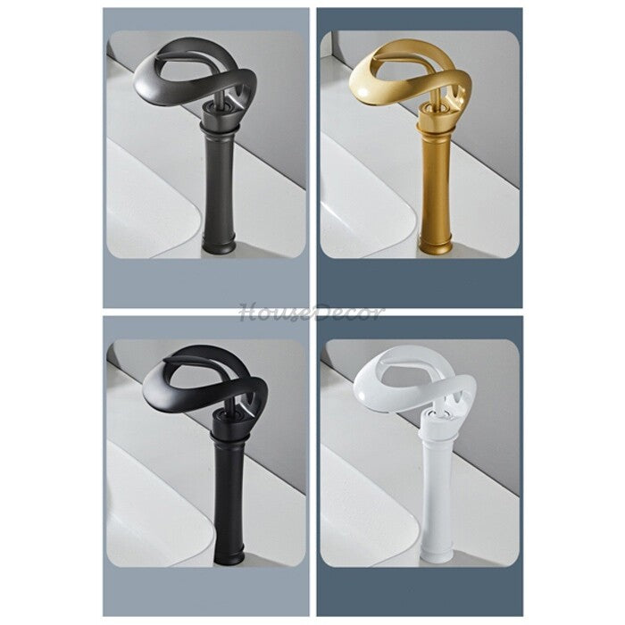 Modern bath shower mixer tap waterfall spout additional view