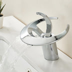 Modern bath shower mixer tap waterfall spout additional view