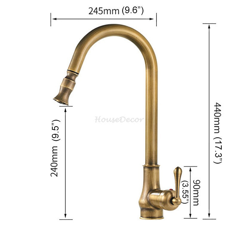 Modern kitchen sink mixer tap pull out spray additional view