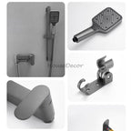 Modern bath shower mixer tap handheld shower set additional view