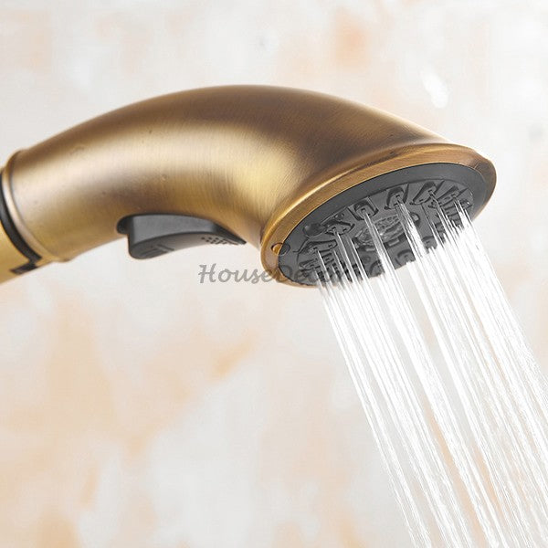 Modern bath shower mixer tap pull out spray additional view