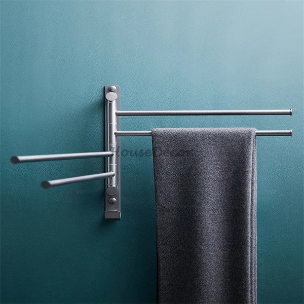Modern Brass towel rack swivel spout additional view