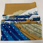 Modern Fabric doorway curtain room divider design detail view