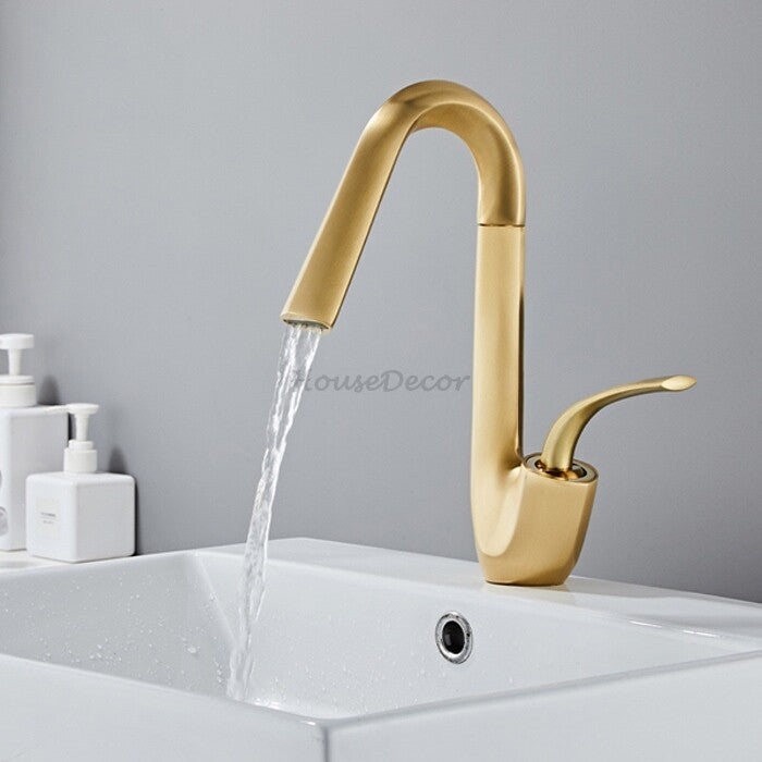 Modern bath shower mixer tap swivel spout additional view