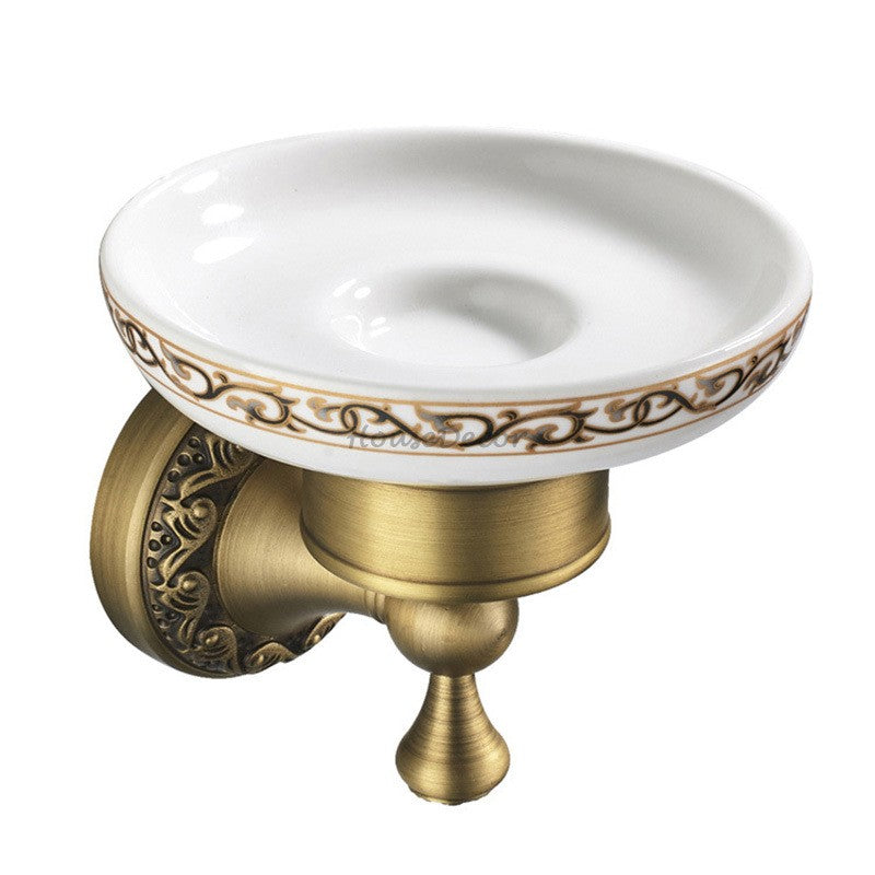 Antique Brass towel rack detailed product view additional view