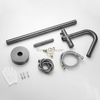 Modern bath shower mixer tap handheld shower set additional view