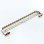 Gold towel rack wall mounted design detail view