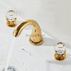 Modern bathroom basin mixer tap 3 hole installation additional view